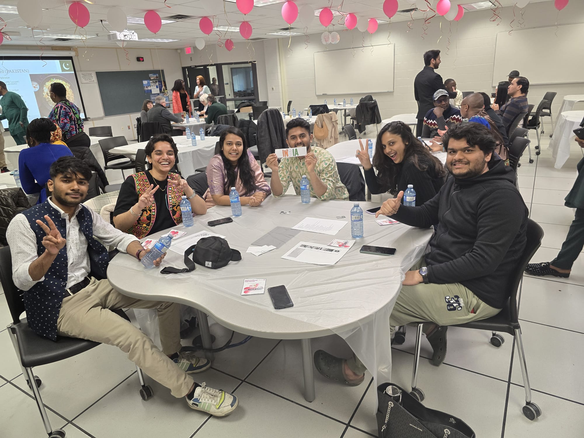 Rotaract club members participating in community service event